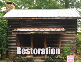 Historic Log Cabin Restoration  Jonas Ridge, North Carolina